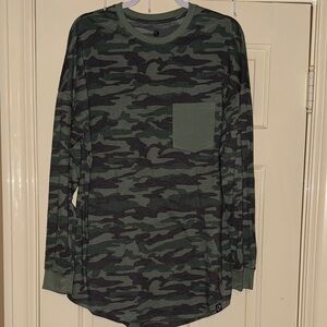 Camouflage Long Sleeve Shirt